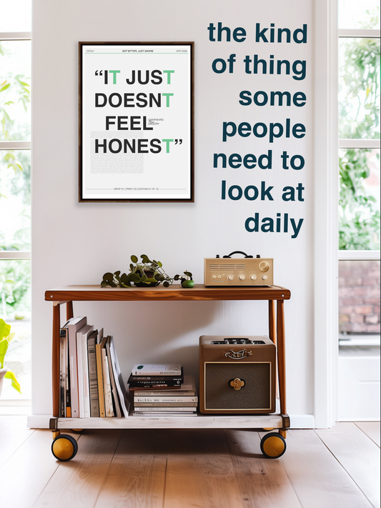03 | HONESTY | Limited Edition Print