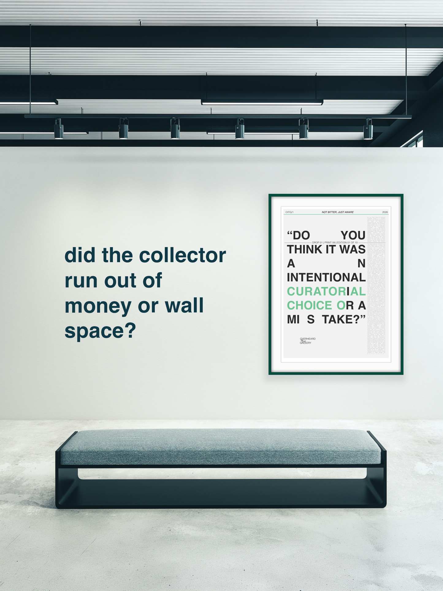 09 | THE CURATORIAL CHOIC E | Limited Edition Print