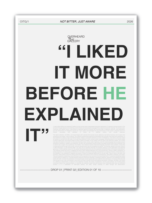 02 | I LIKED IT MORE BEFORE | Limited Edition Print