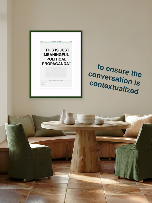 04 | MEANINGFUL PROPAGANDA | Limited Edition Print